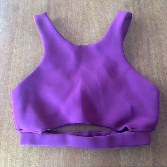 Cleo Harper Maroon Coco Bralette Sports Bra Size XS - Picture 3 of 6